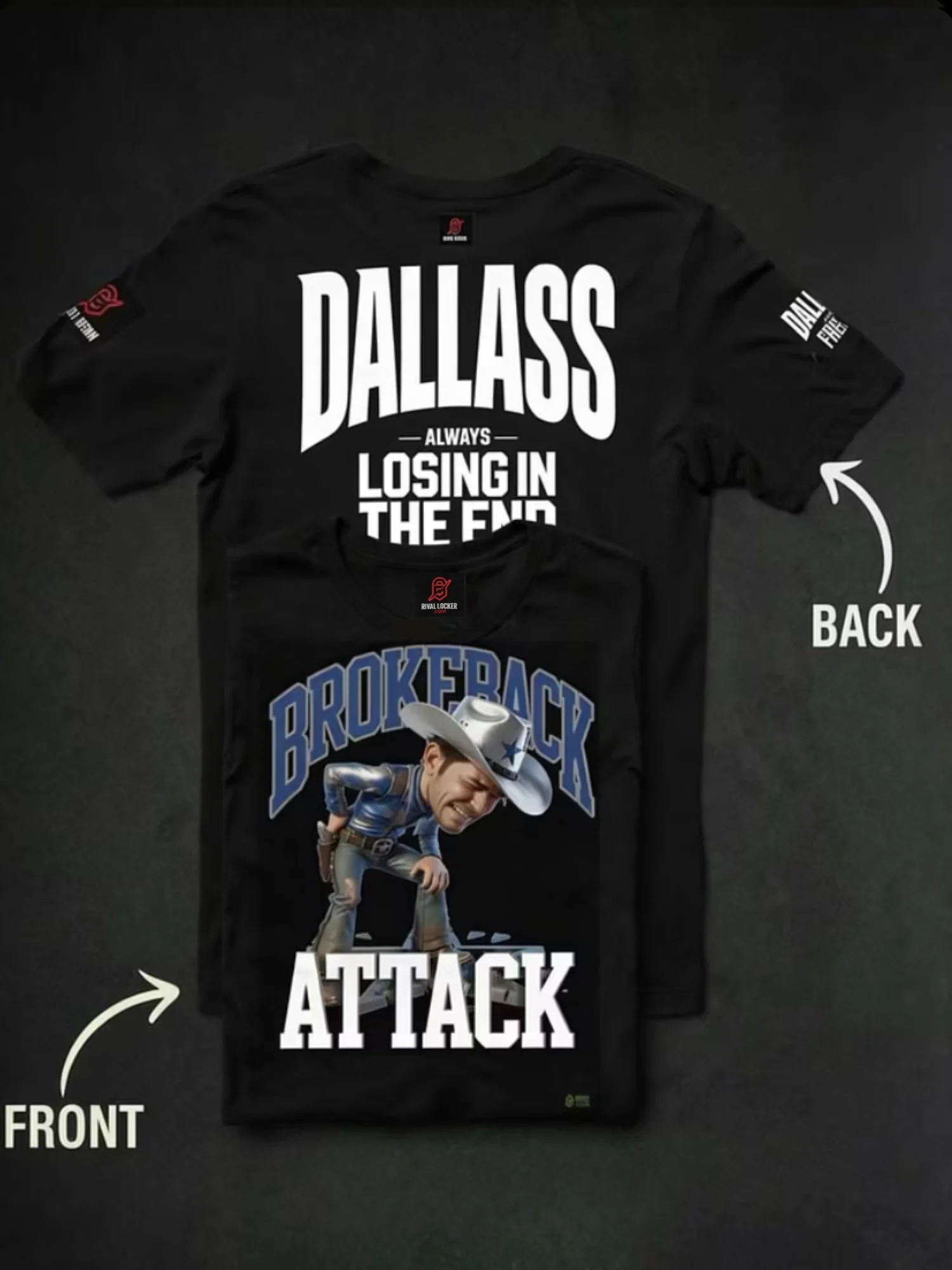 Brokeback Attack II | Dallas | Football | Rival Locker product image (2)