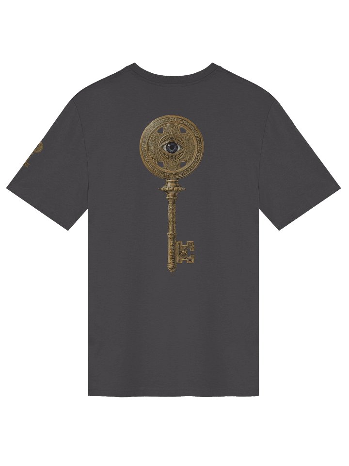 The Gatekeeper’s Key – Anthracite Reverse Obsidian Edition (Back + Left Shoulder Print) product image (2)