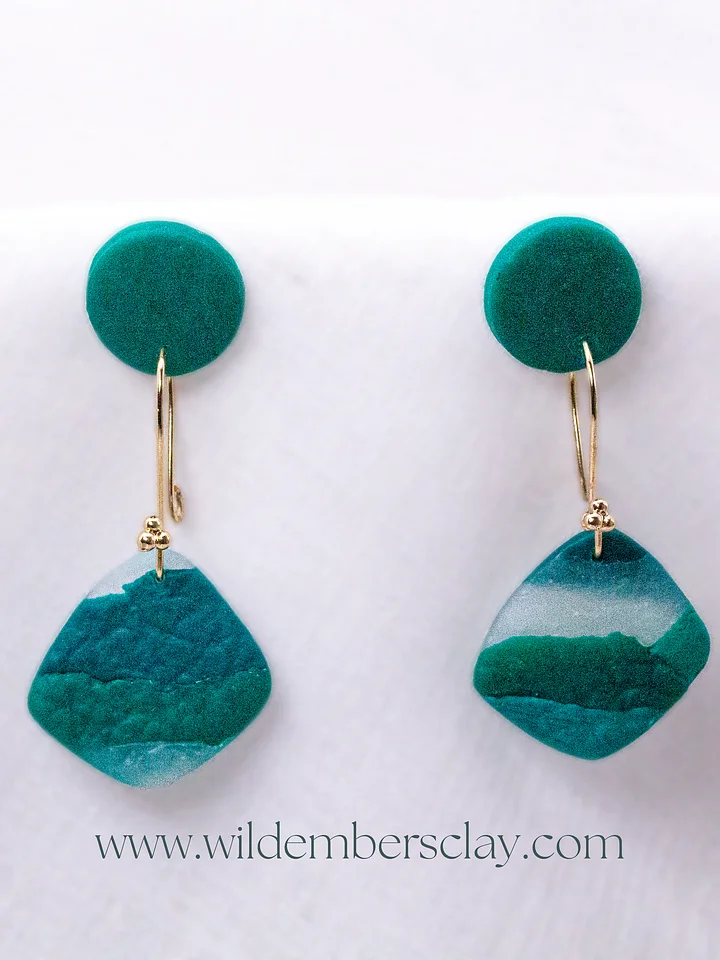 Custom Polymer Clay Earrings - Made Live on Stream product image (2)