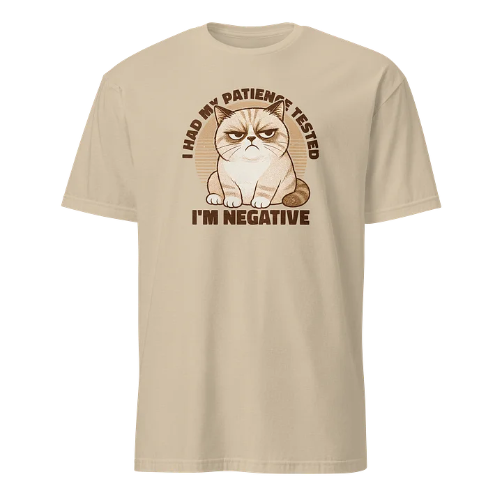 I'm negative grumpy cat soft tee product image (2)