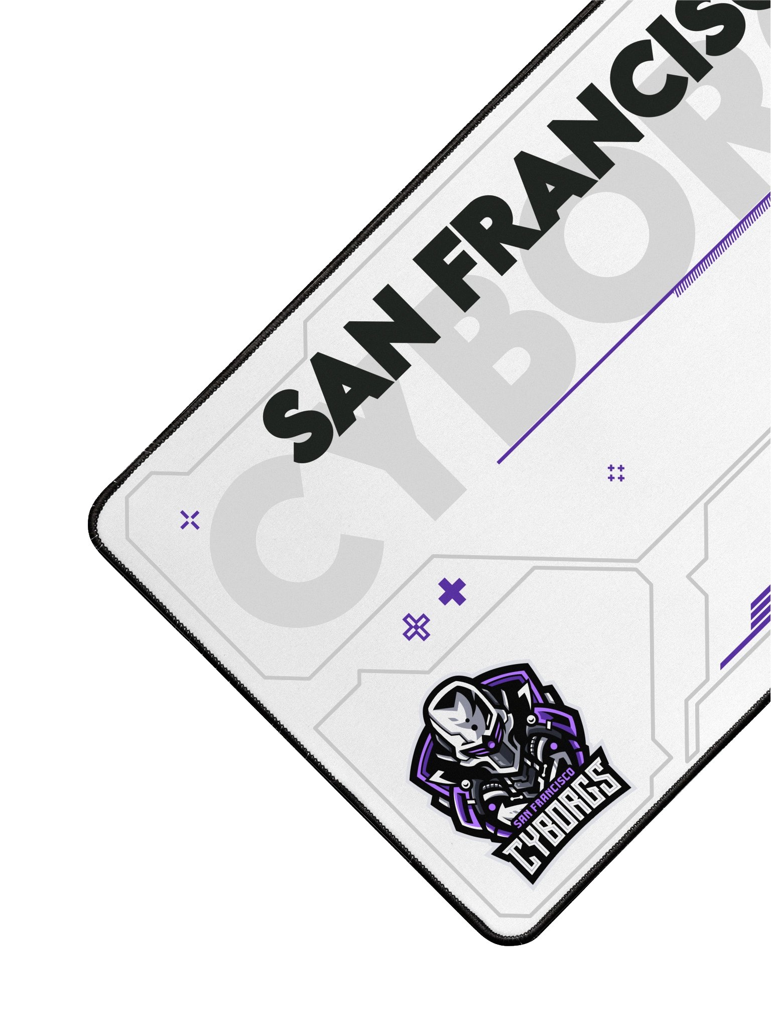 San Francisco Cyborgs White Desk Mat product image (3)