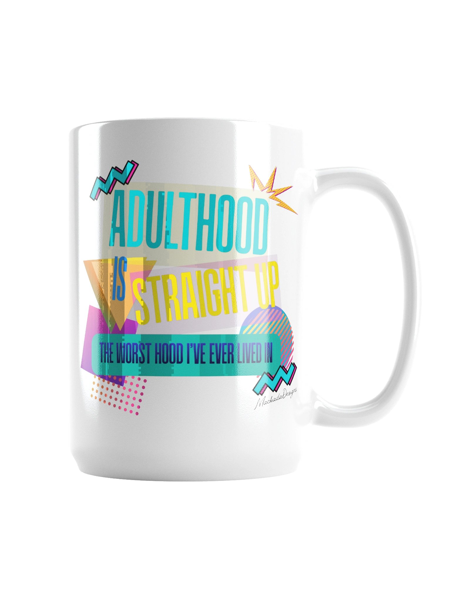 Retro 1980s Adulthood mug product image (3)