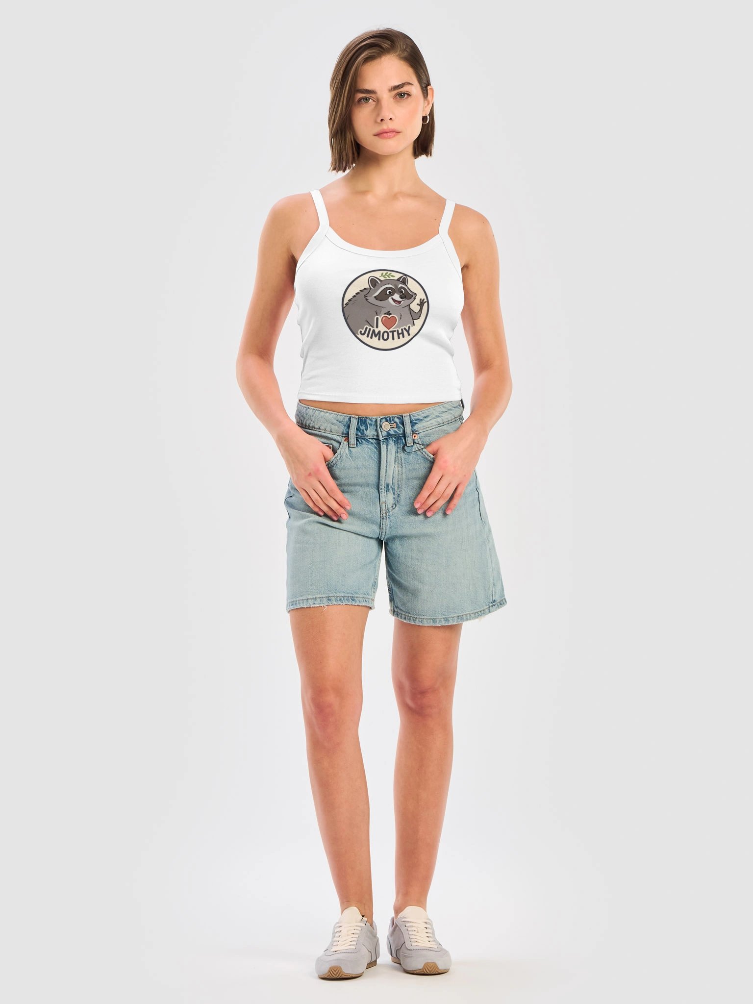 I Love Jimothy Women's Micro-Rib Tank Top product image (6)