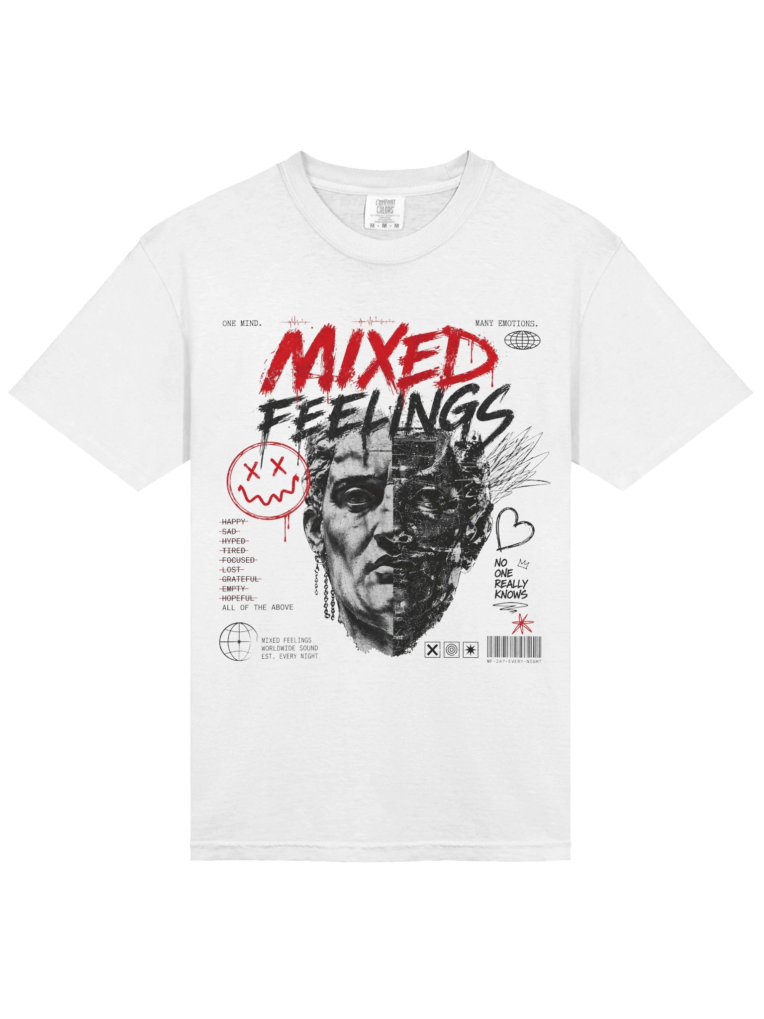 🎧 MIXED FEELINGS TEE product image (3)