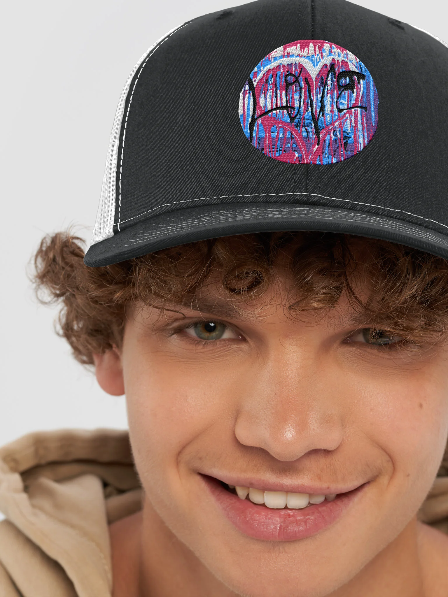 Graffiti Heart Trucker Hat product image (1)