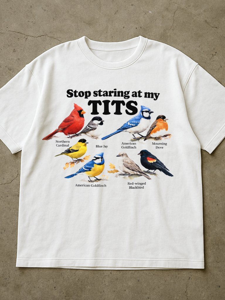 Stop Staring At My Tits Shirt product image (2)