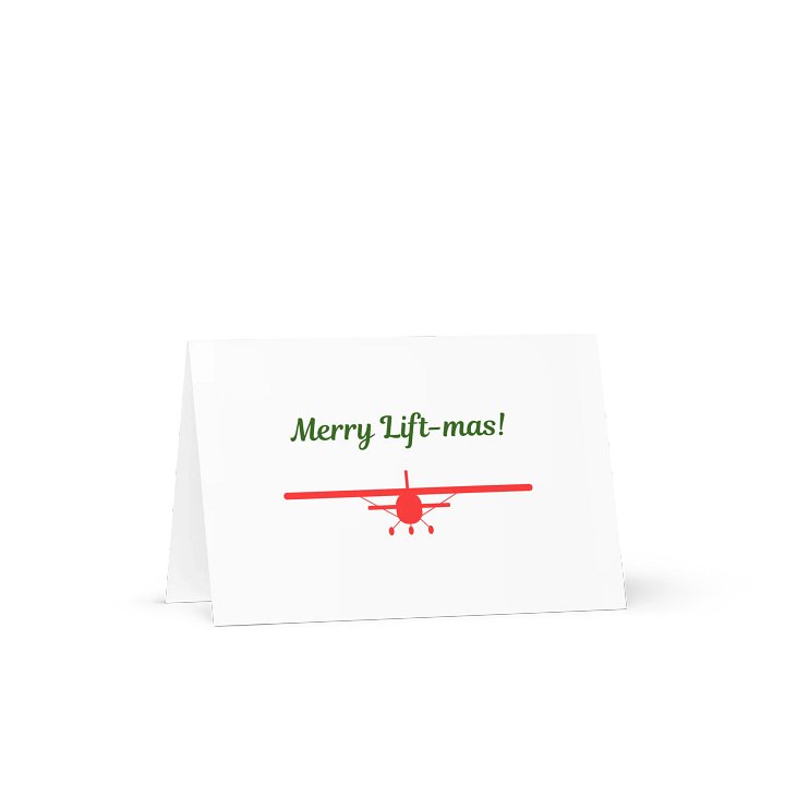 Merry Lift-mas Card- High Wing product image (1)
