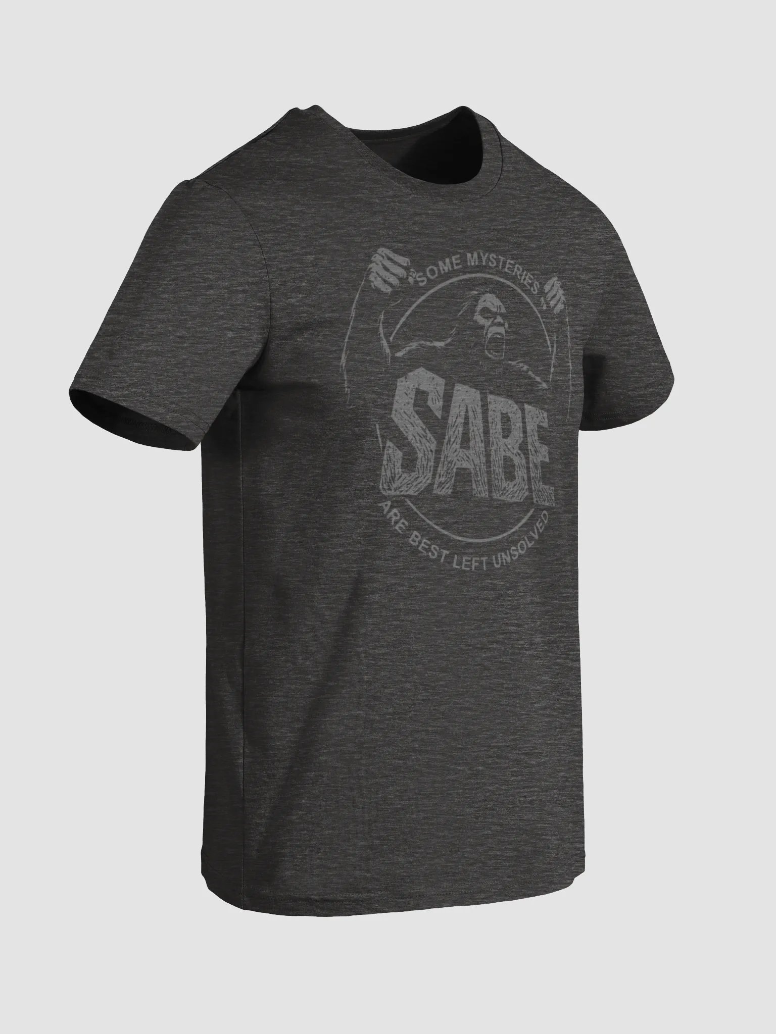 SABE Bigfoot Mystery Tee – “Some Mysteries Are Best Left Unsolved” product image (2)