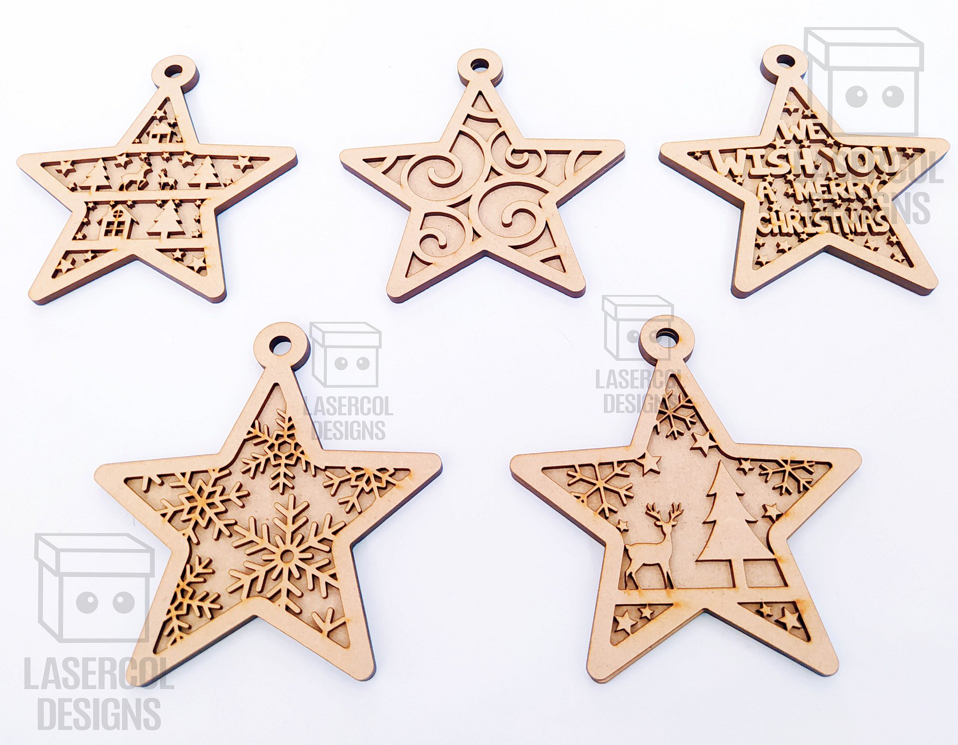 Christmas Ornaments - Laser Cut Files product image (4)