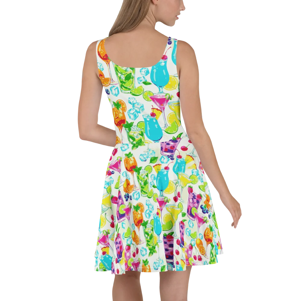 Cocktail Themed Skater Dress product image (4)