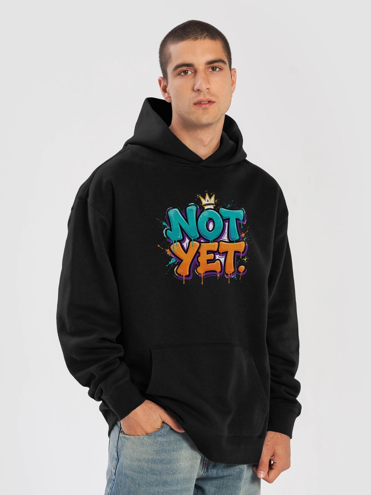 Not Yet. Graffiti Hoodie product image (7)