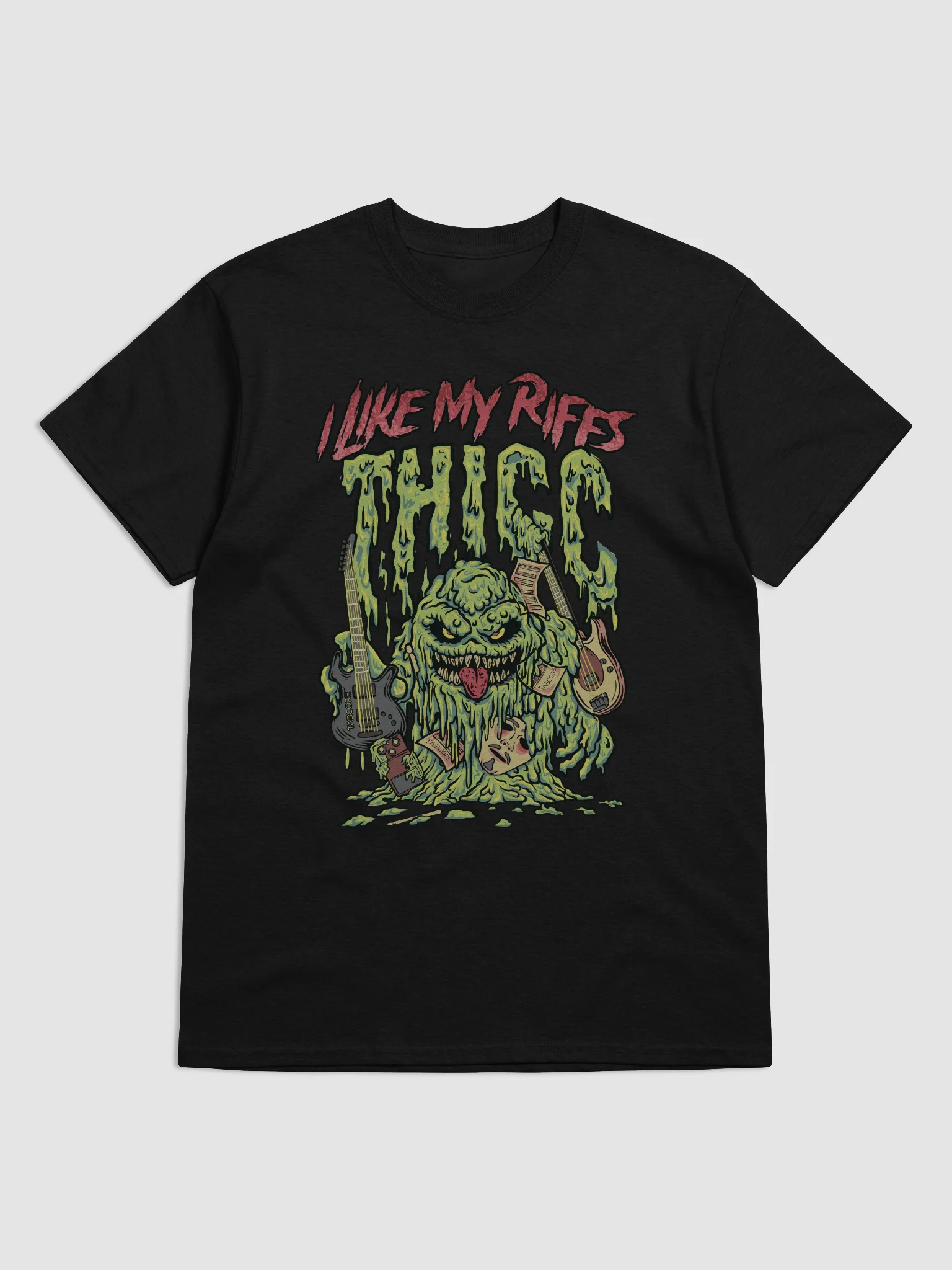 I Like My Riffs THICC – Monster T-shirt product image (4)