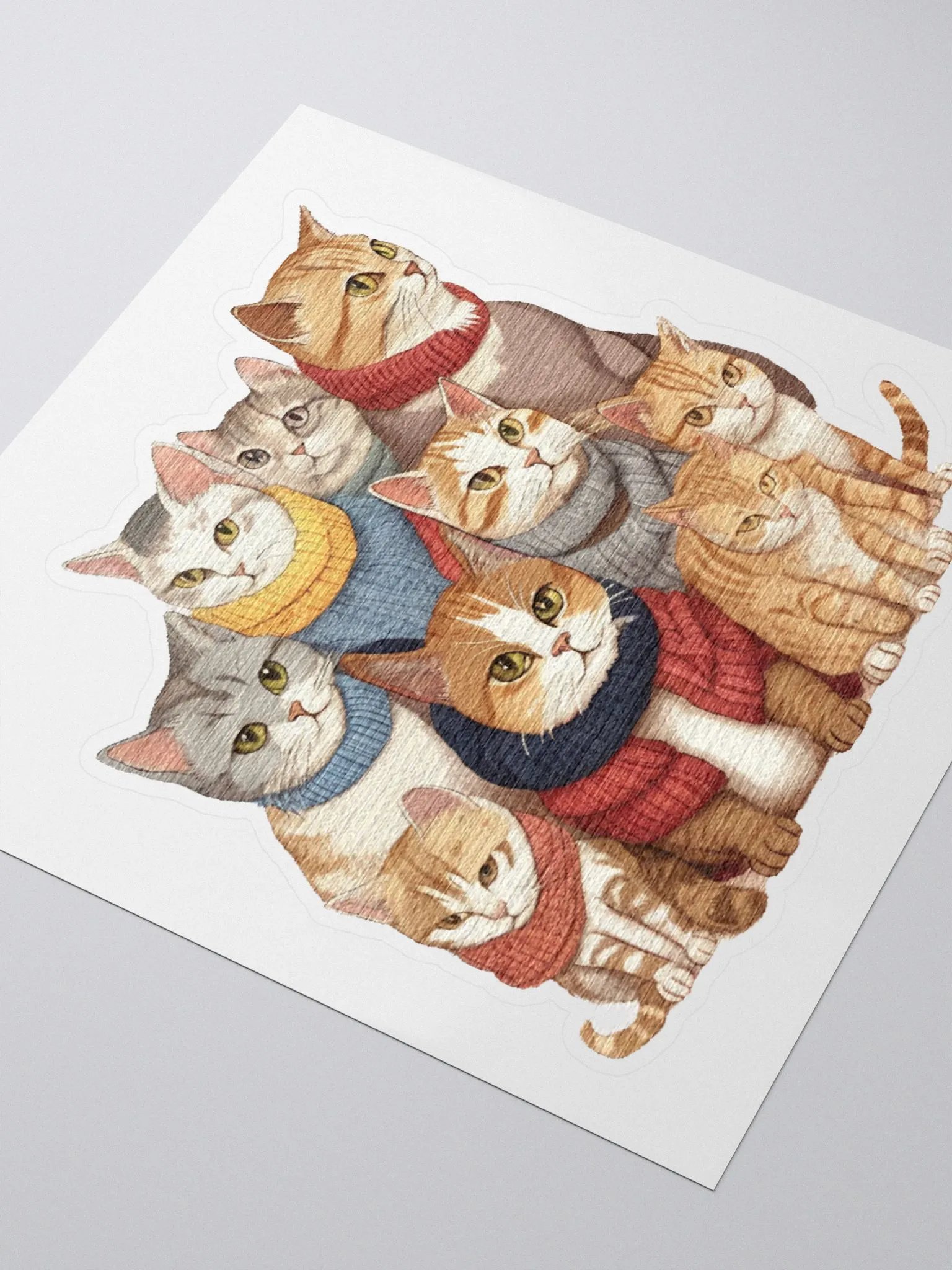 Adorable Funny Cats Stickers product image (3)