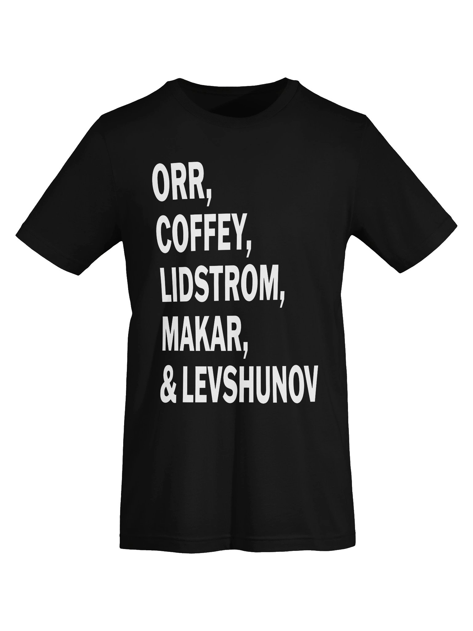 Orr, Coffey, Lidstrom, Makar, & Levshunov T Shirt product image (5)