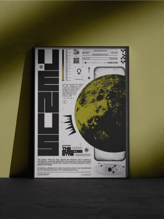 Dominion : Venus — Bold Brutalist Digital Print for Modern Interior product image (2)