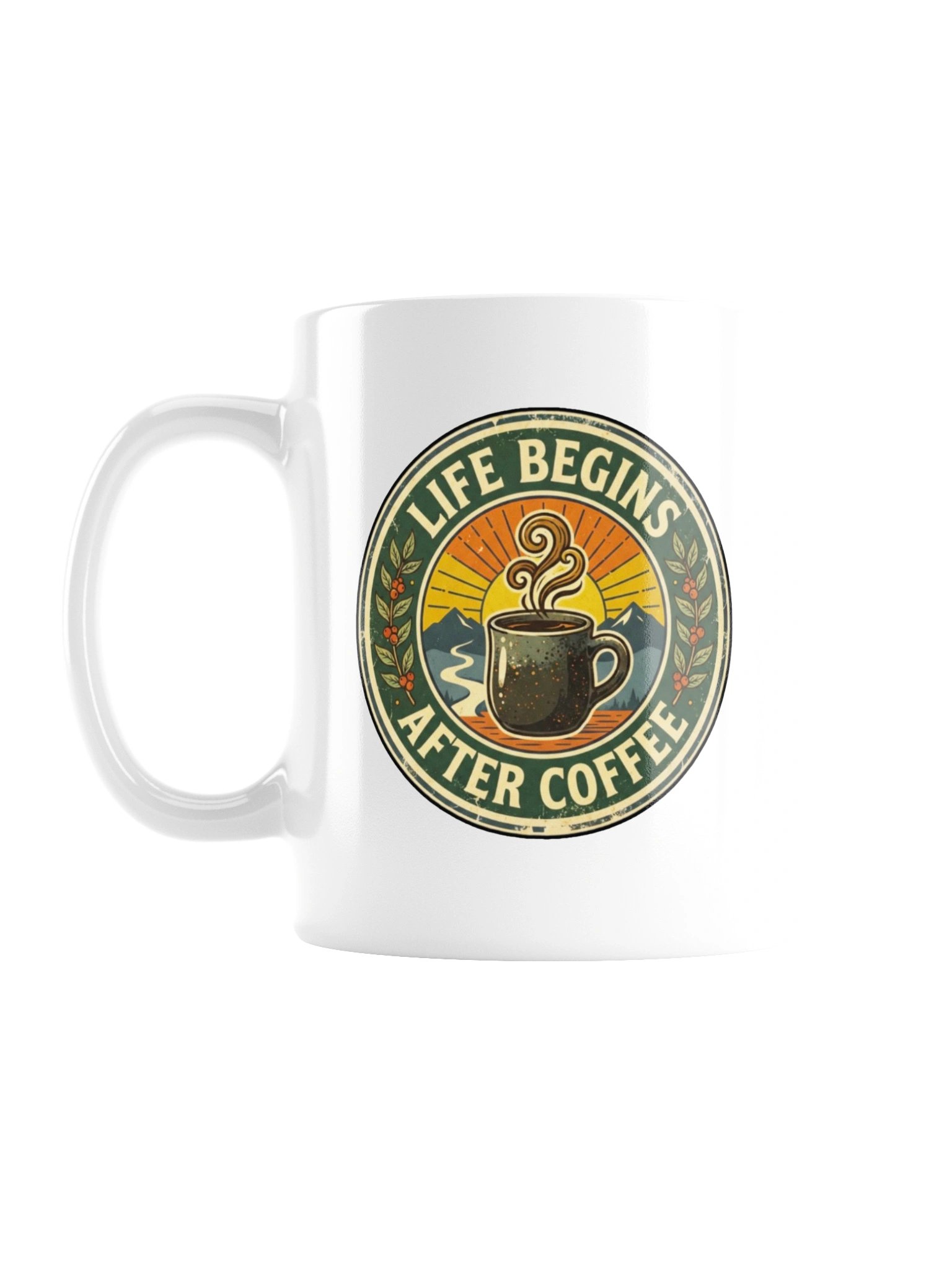 🏔️ LIFE BEGINS AFTER COFFEE product image (1)