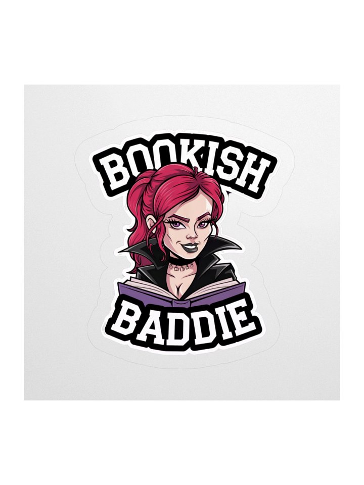 Bookish Baddie Vamp Sticker product image (1)