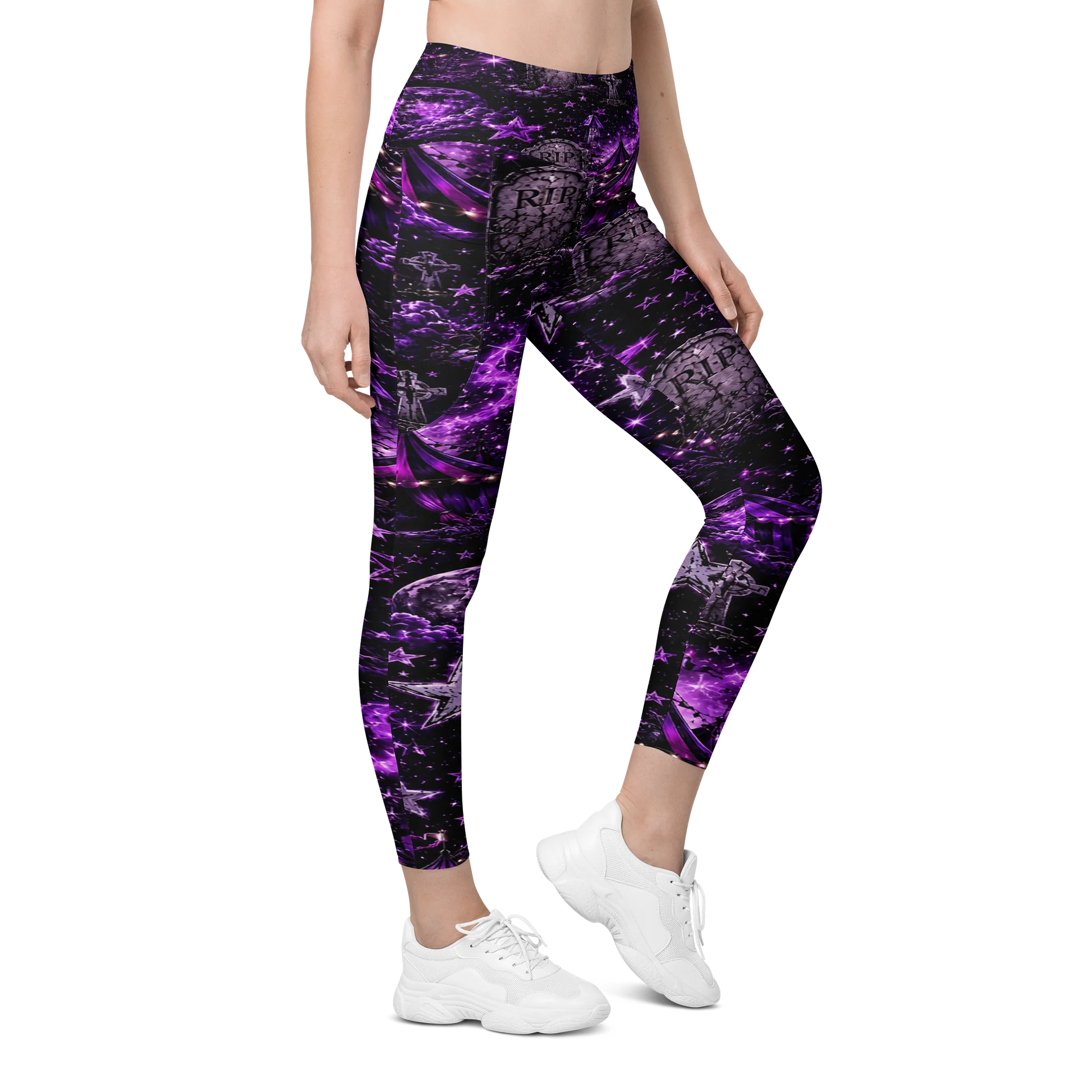 Midnight Carnival of Lost Stars Leggings product image (5)