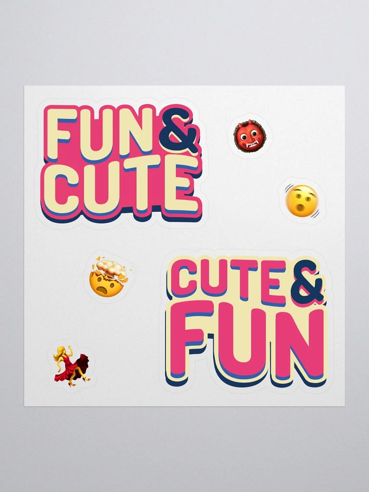 FUN & CUTE & CUTE & FUN - Sticker Pack! product image (1)