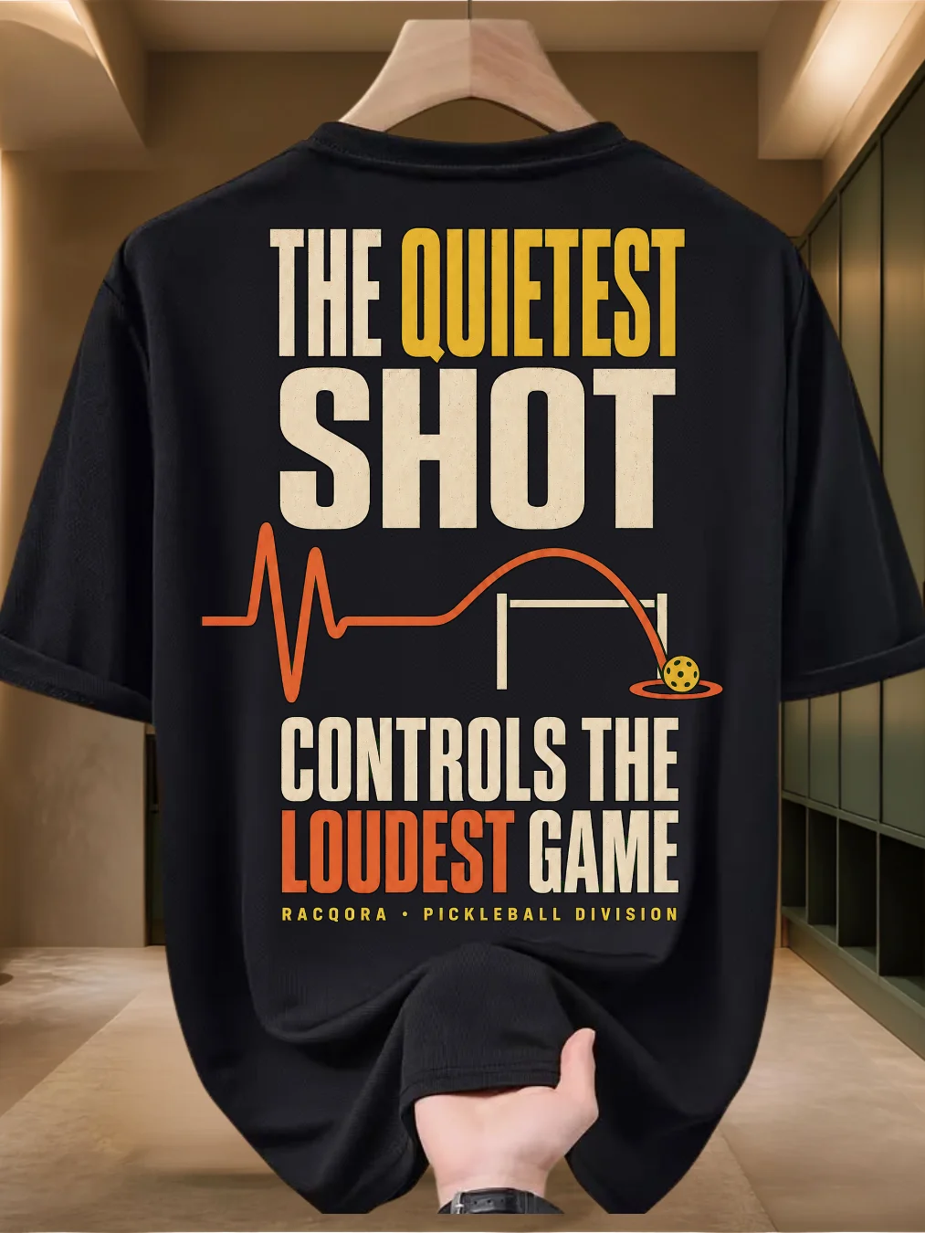 The Quietest Shot Pickleball Tee product image (1)