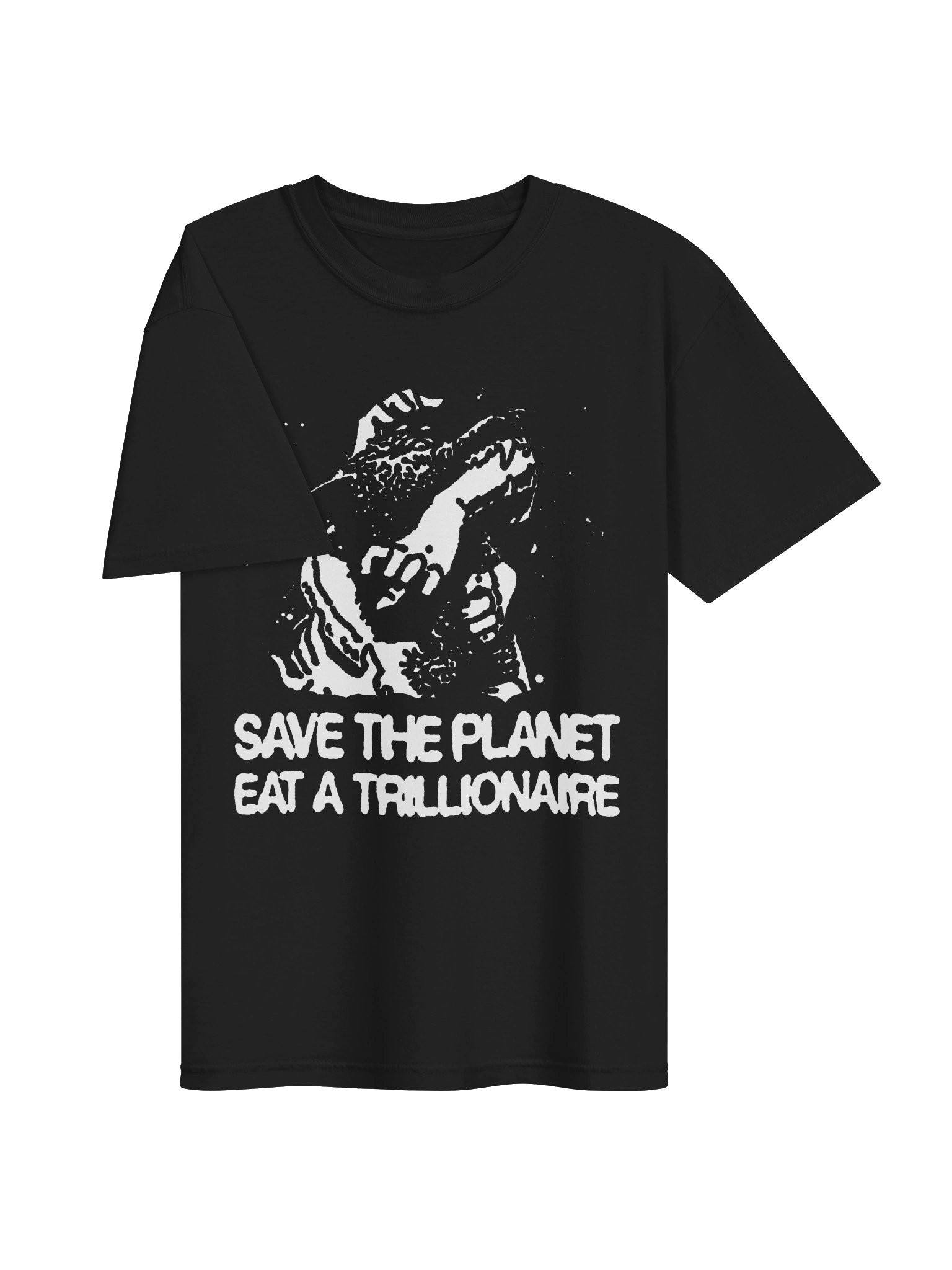 SAVE THE PLANET ! - T-shirt. black vers. product image (2)