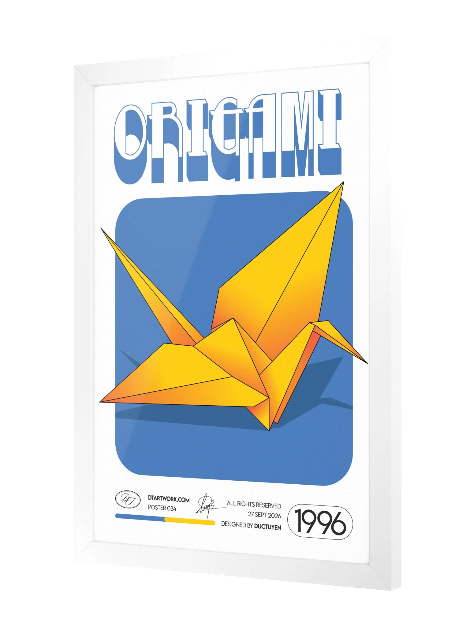 "ORIGAMI" Framed Poster product image (101)