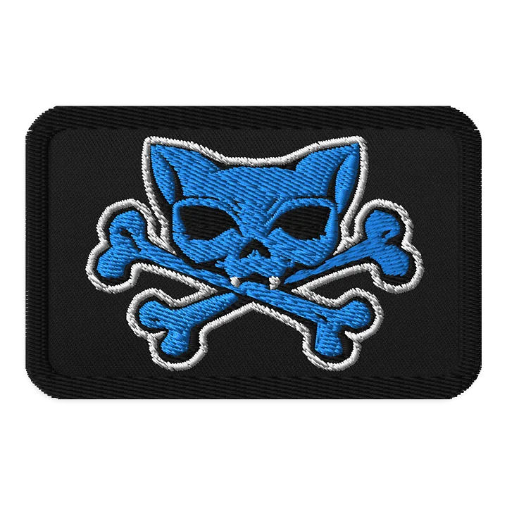 Blue Kat Skull Patch product image (1)