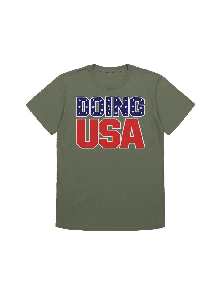 Doing USA Patriotic T-Shirt | Bold American Pride Graphic Tee product image (1)
