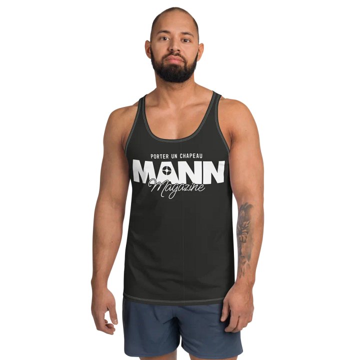 MANN Magazine Black Tank Top product image (1)