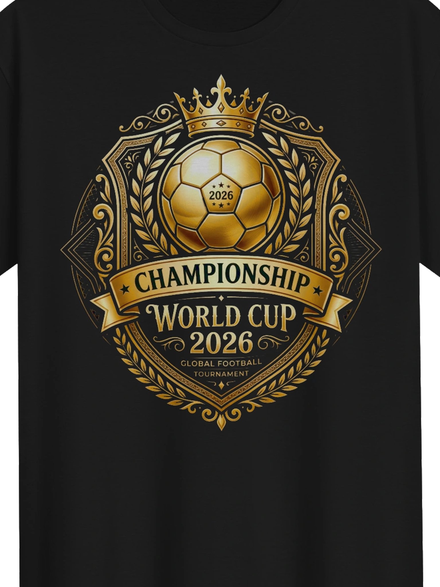 World Cup 2026 Gold Shield Graphic Tee product image (2)