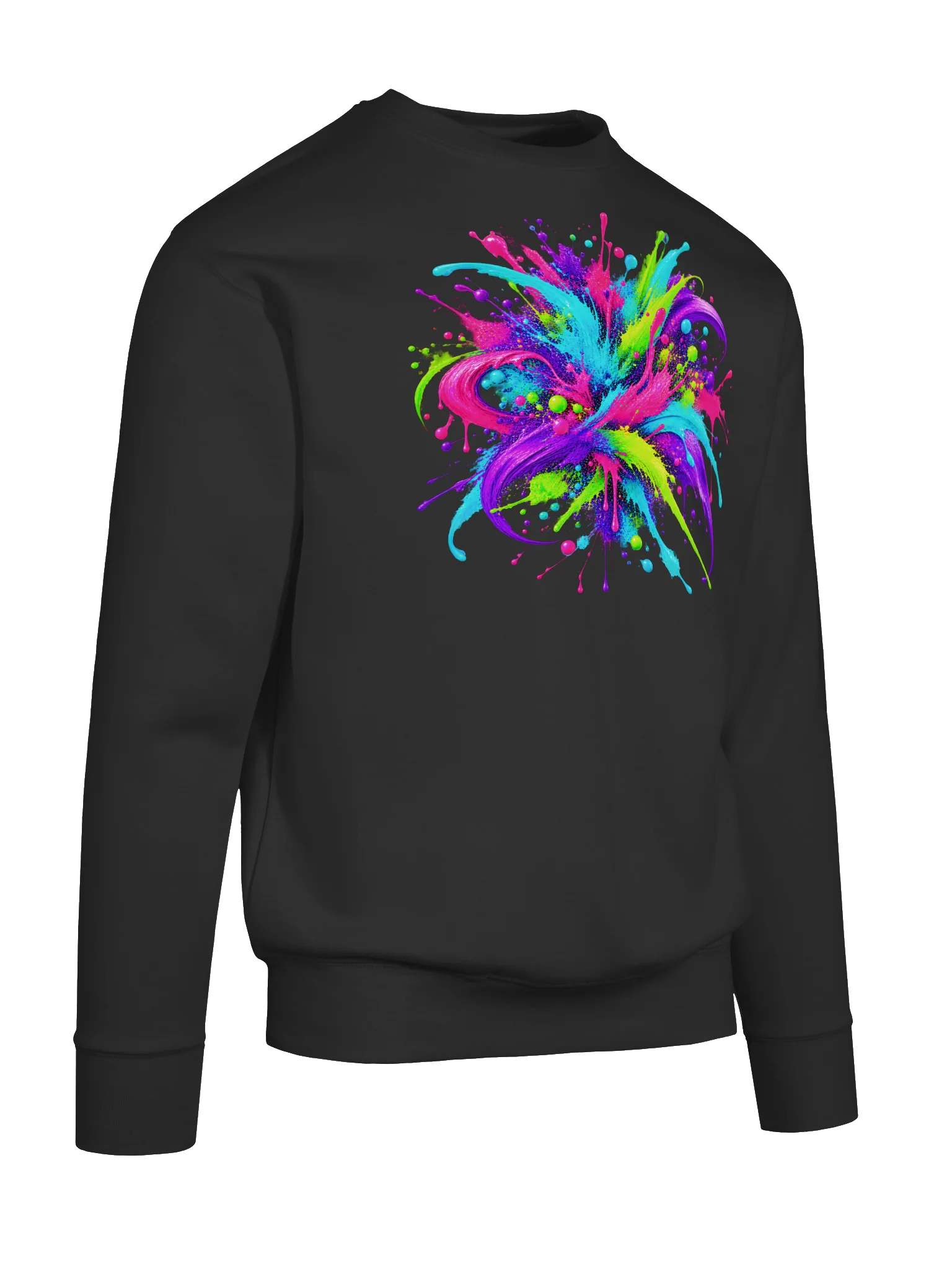 Unity Unleashed Neon Paint-Splatter Sweatshirt — Diversity • Individuality • Brotherhood product image (7)