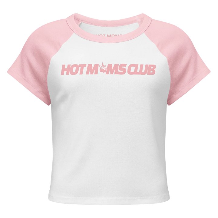 Hot Moms Club “Members Only” Raglan Tee – Pink Edition product image (1)