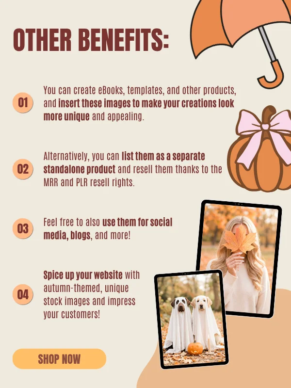 MRR/PLR Fall Stock Images product image (9)