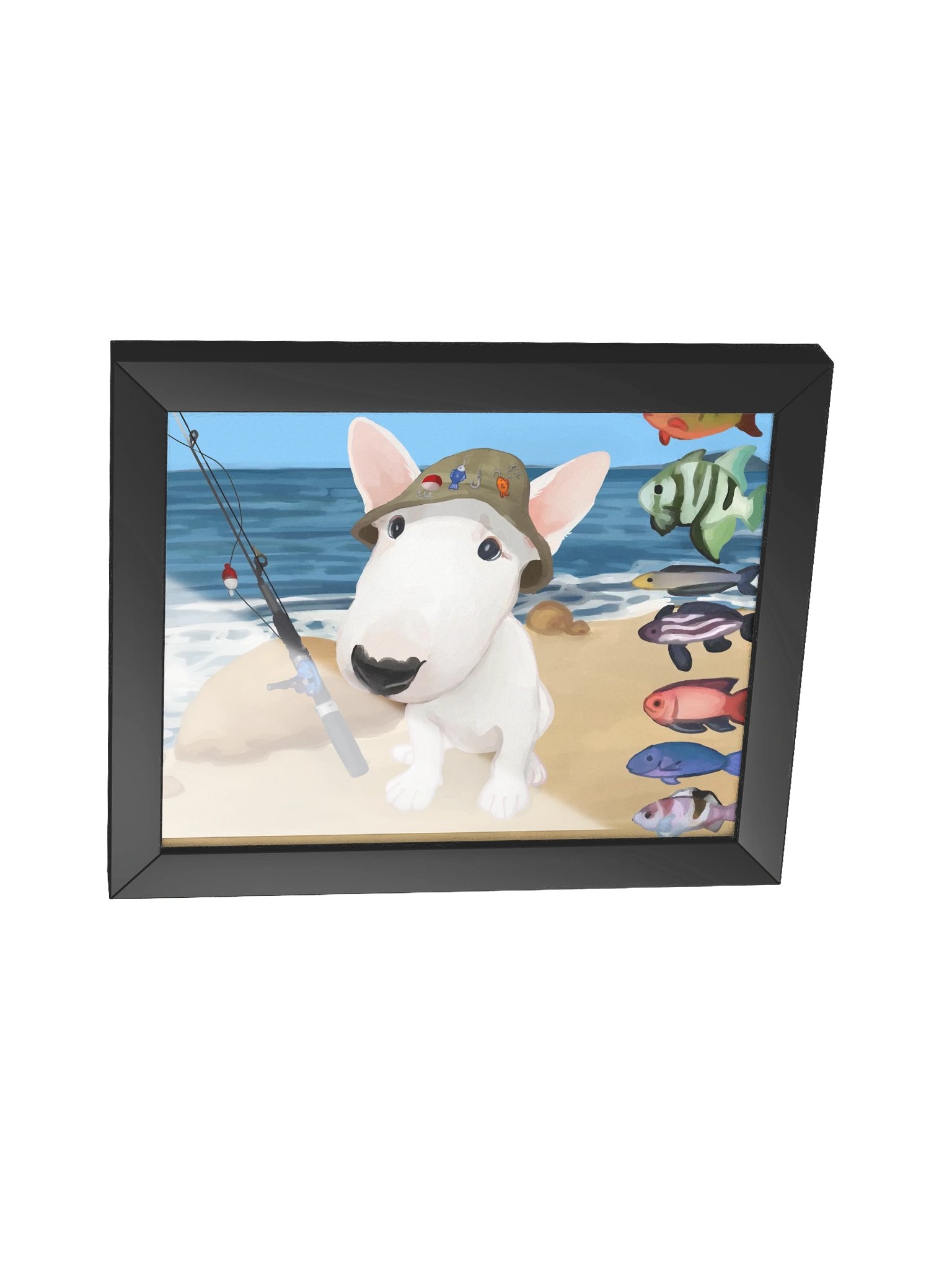 Fisher Dog framed poster product image (2)