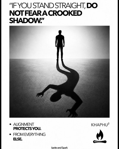 Let them misunderstand you. Just keep standing straight. 👤✨

“IF YOU STAND STRAIGHT, DO NOT FEAR A CROOKED SHADOW.”

We waste...