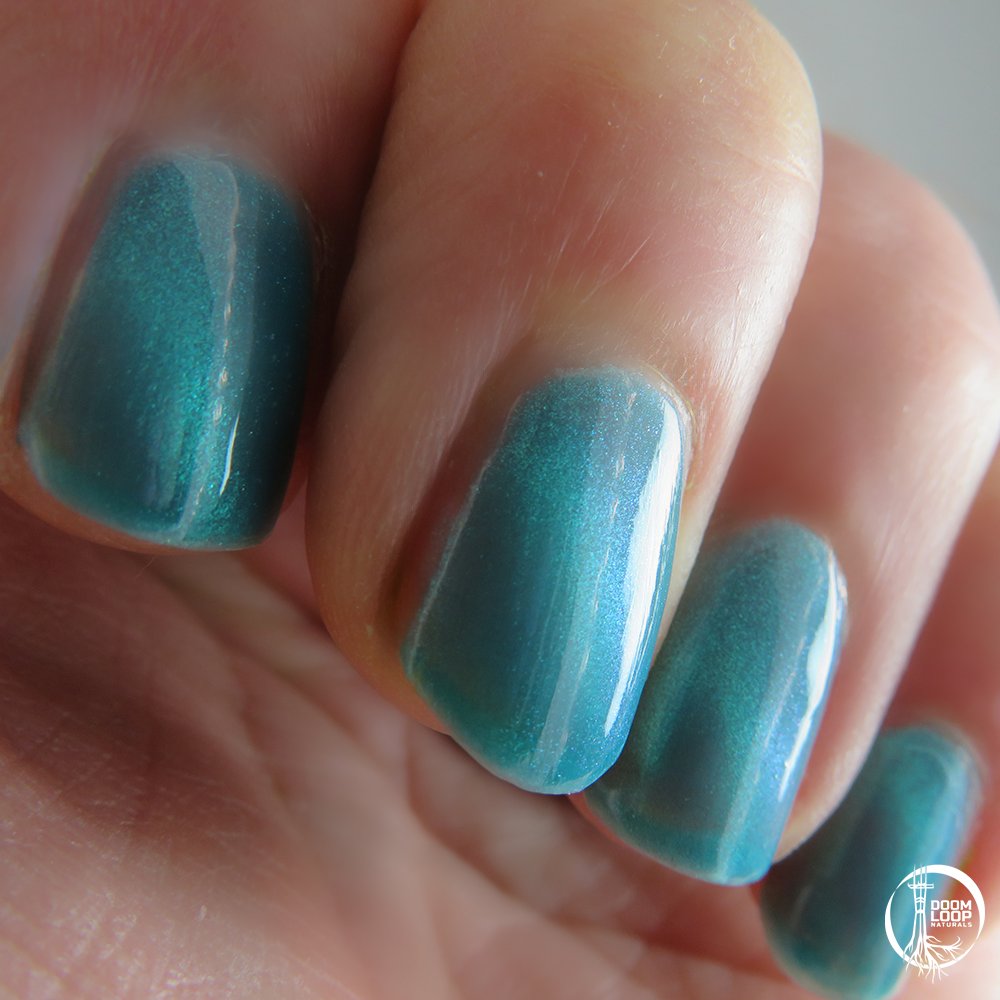 BROKEN BINARY - Neon Blue Jelly Magnetic Shimmer Polish product image (5)