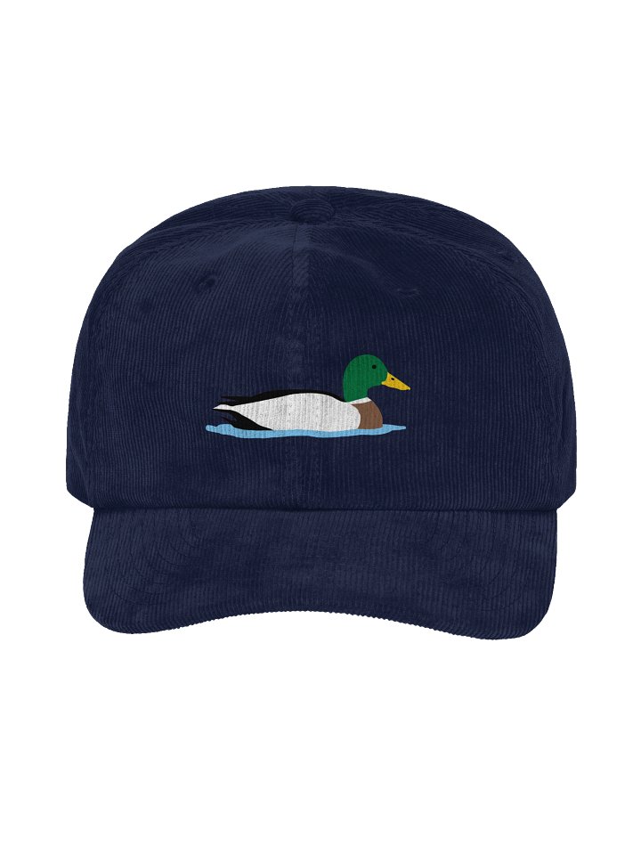 Mallard Duck DTF printed Corduroy Hat | Waterfowl Bird Cap product image (1)
