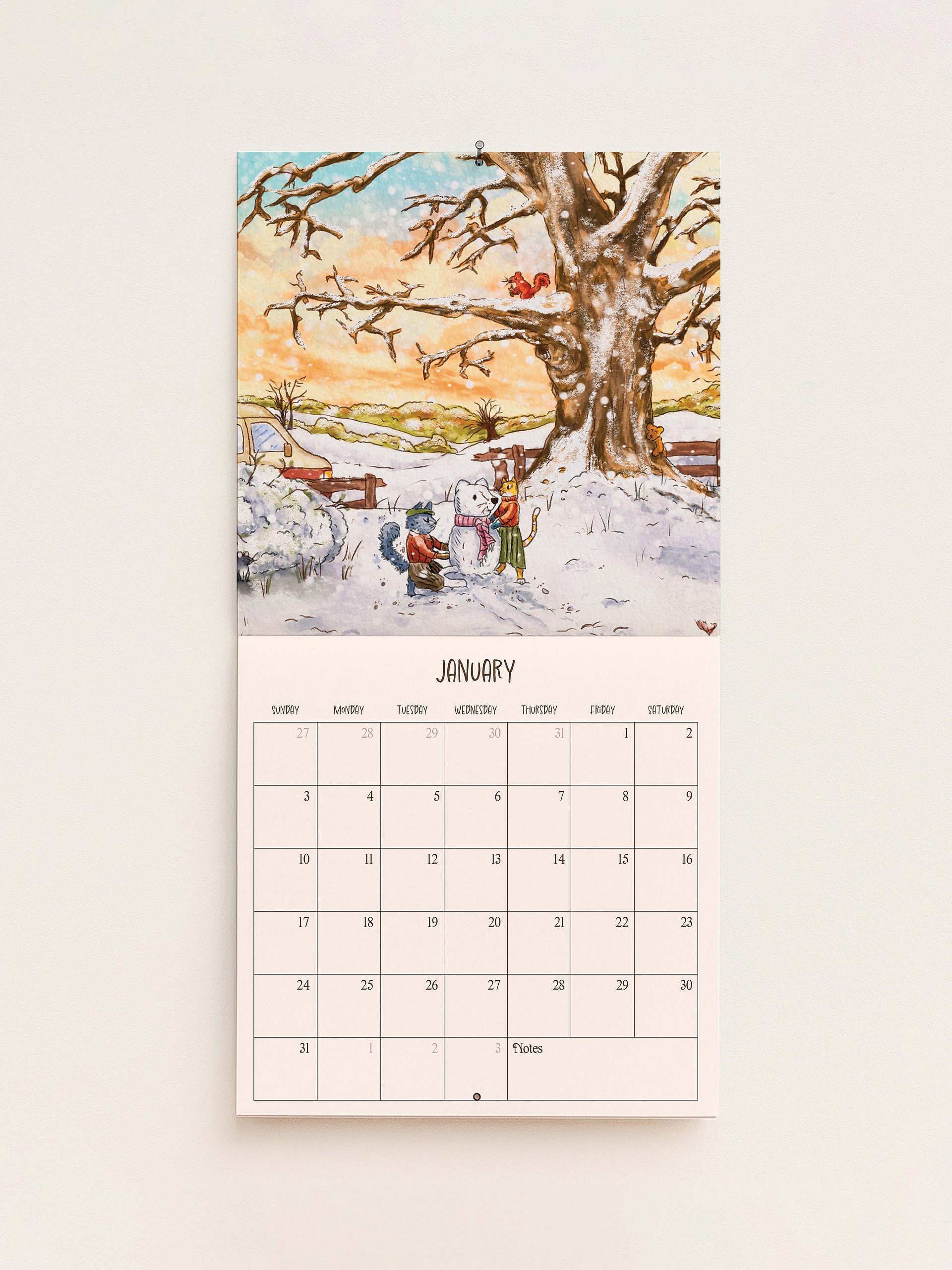 Preorder Whisker Wanderers 2027 Calendar product image (2)
