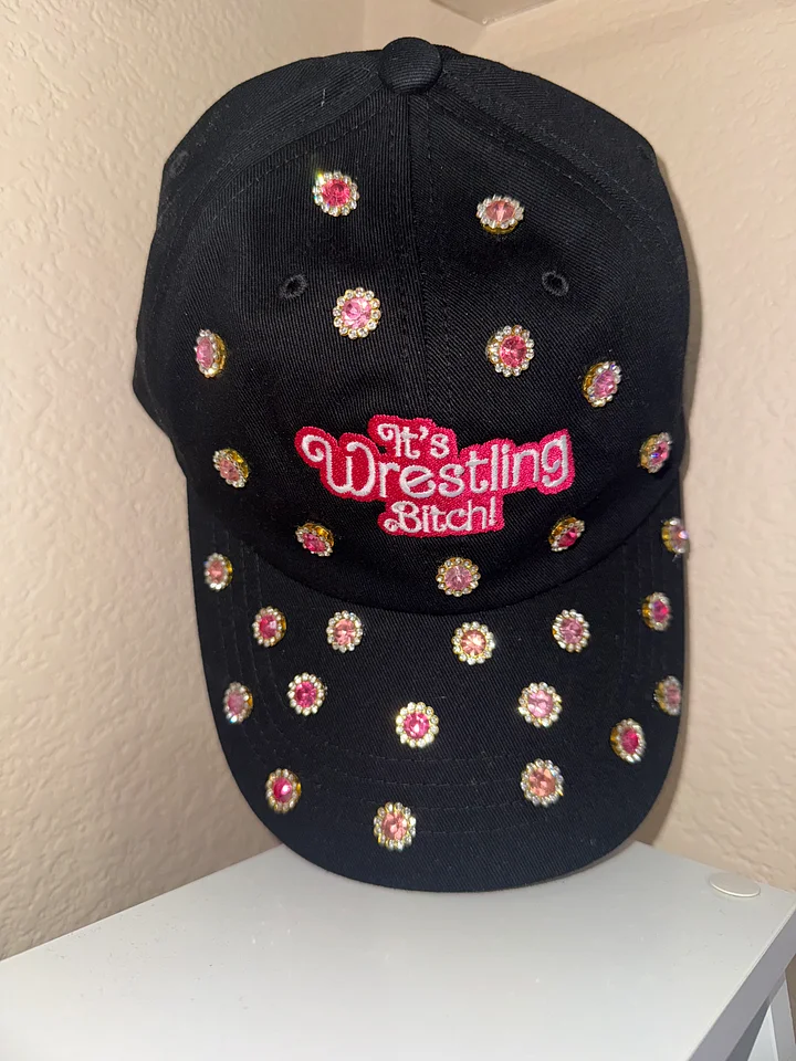 It's Wrestling Bitches Rhinestoned Dad Hat product image (1)