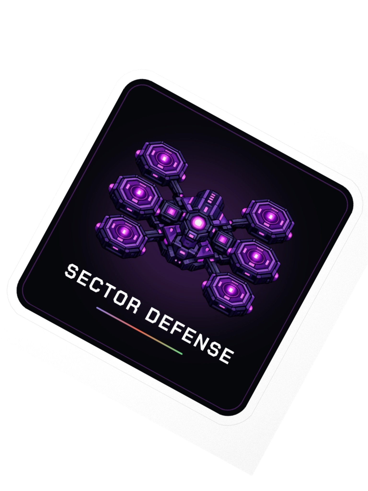 Sector Defense Violet Phantom Sticker product image (2)