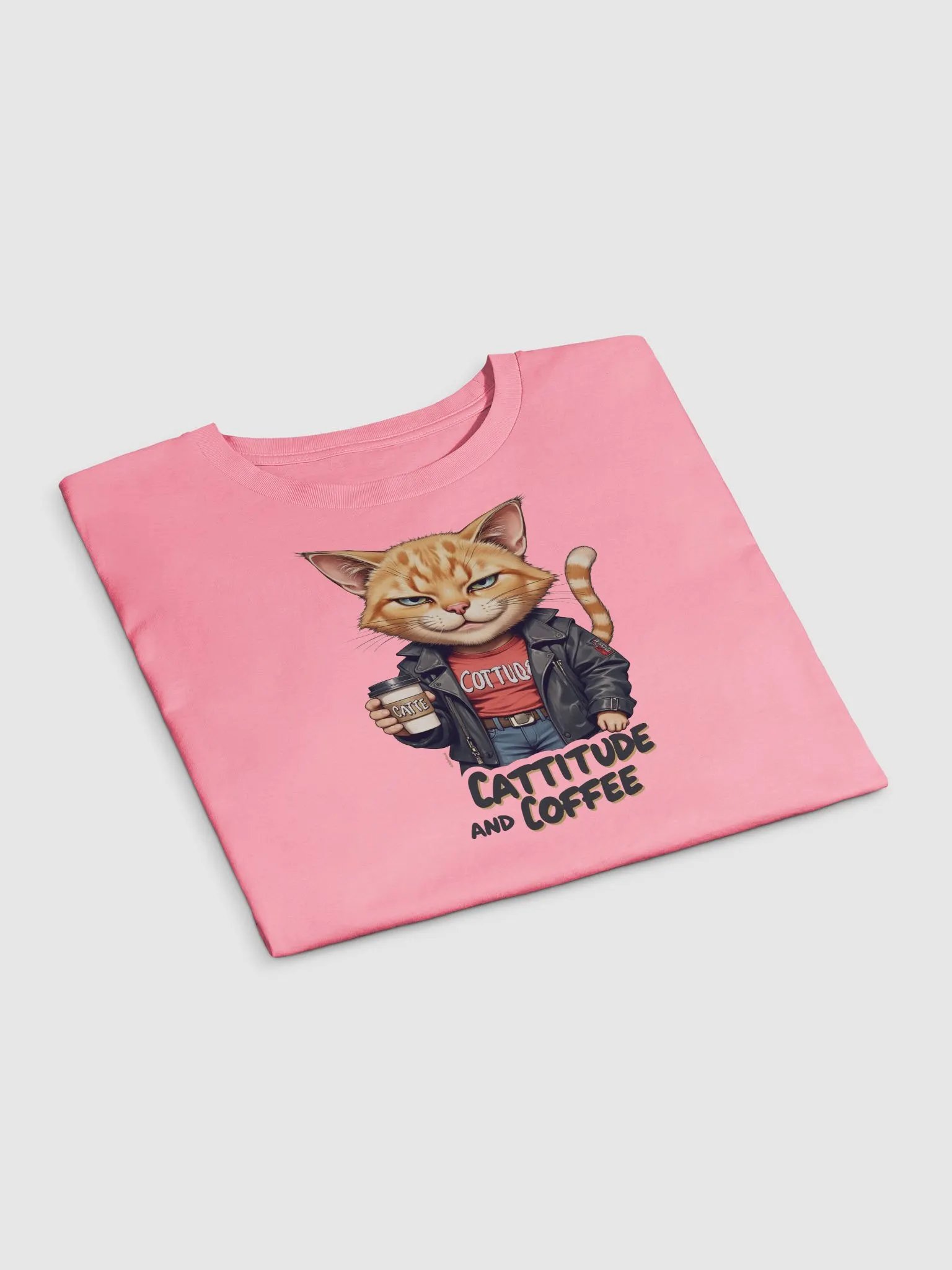 Cattitude and Coffee Women's Crop Top product image (15)