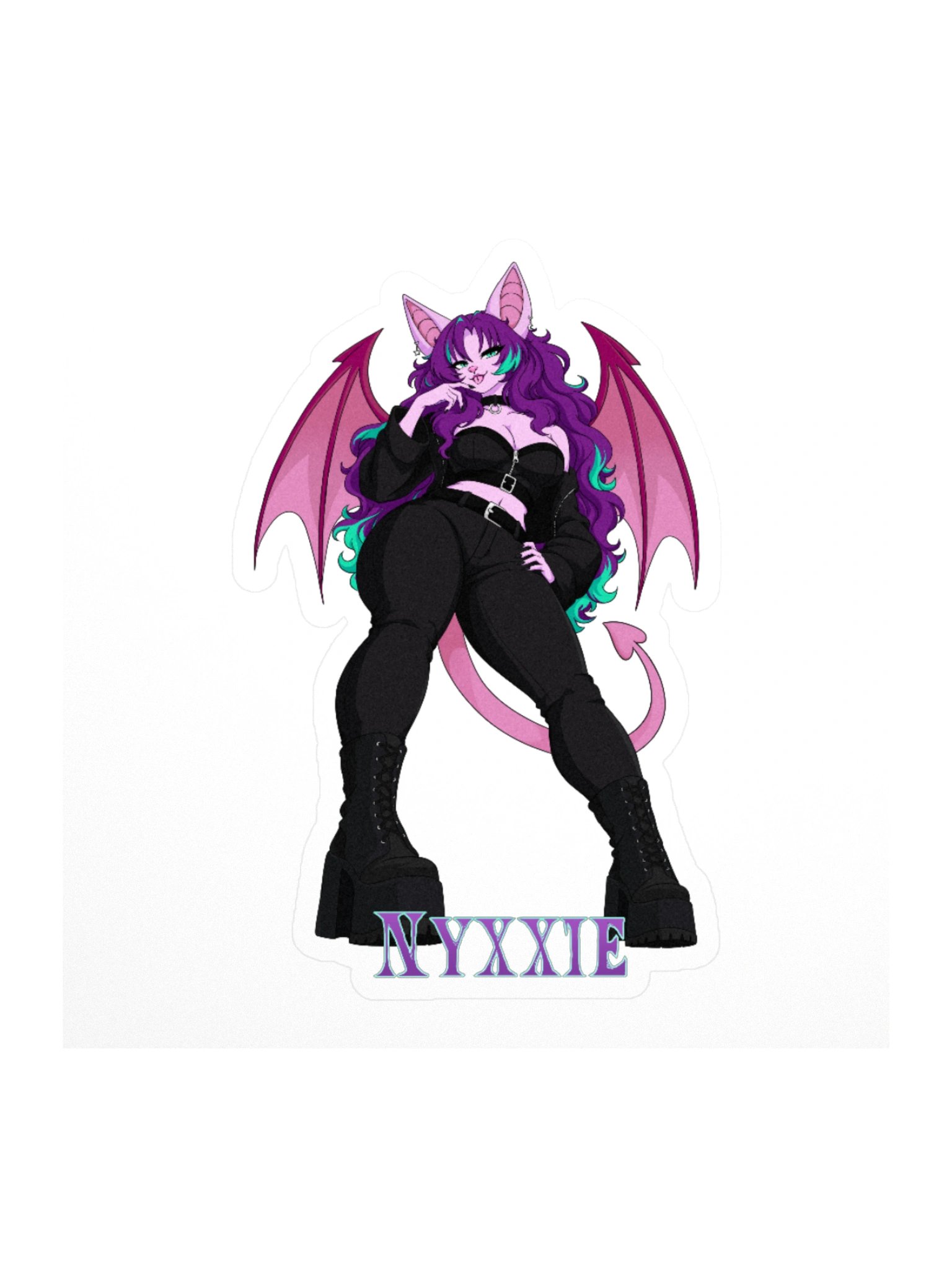 Anxiety Bear presents a Nyxxie Sticker product image (1)