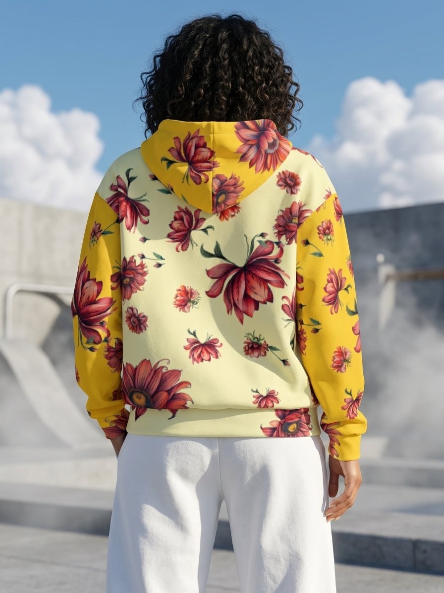 Flower thoughts-cotton hoodie product image (8)