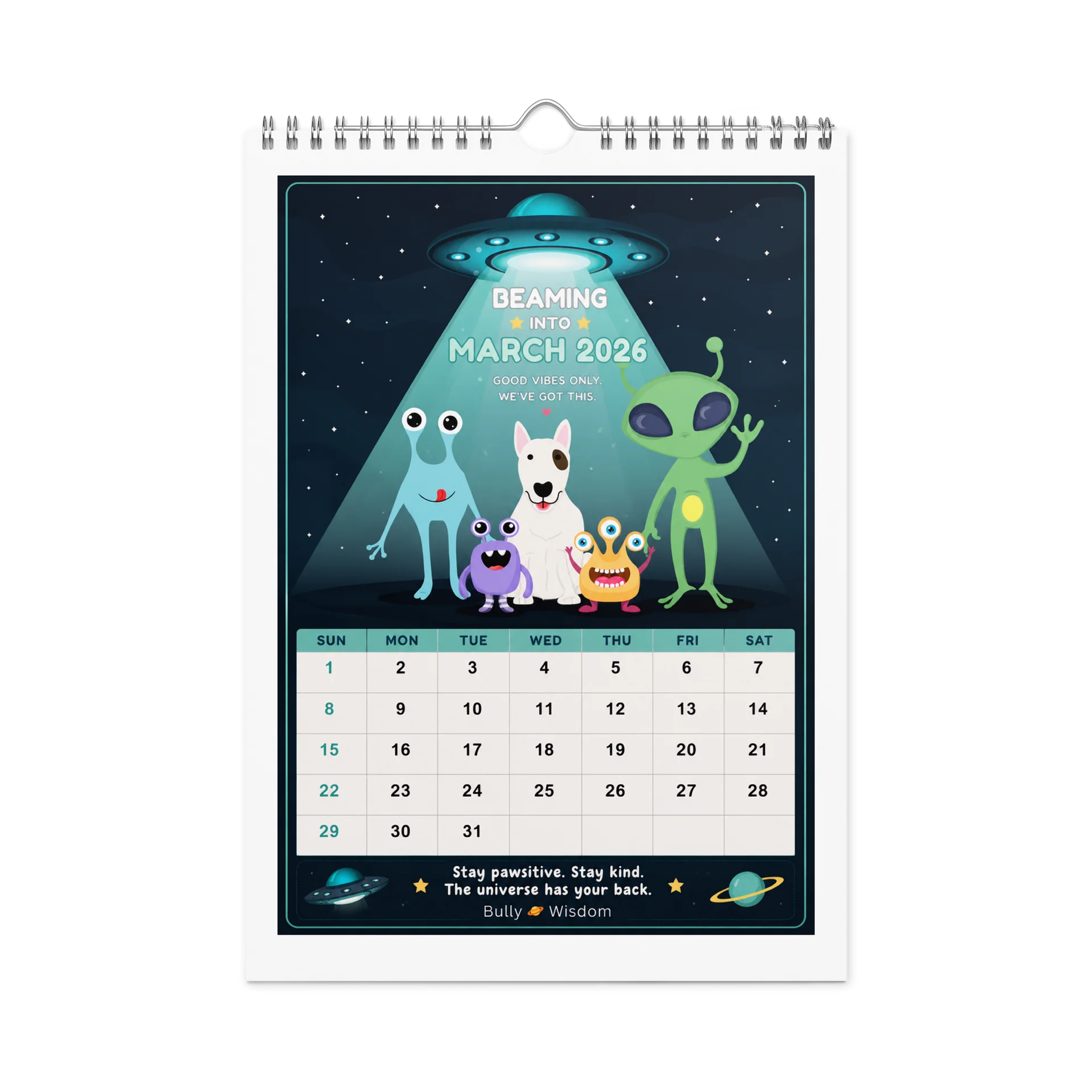 2026 Calendar by Bully Wisdom product image (9)