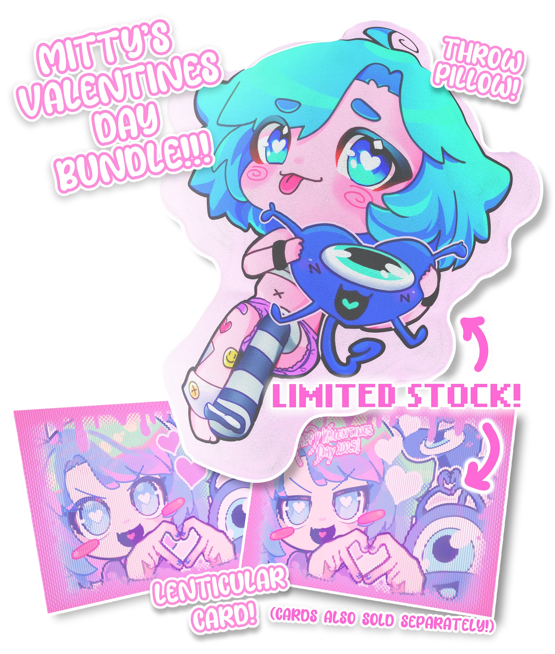 Mitty and Hearty Charms Valentines Day Bundle! product image (1)
