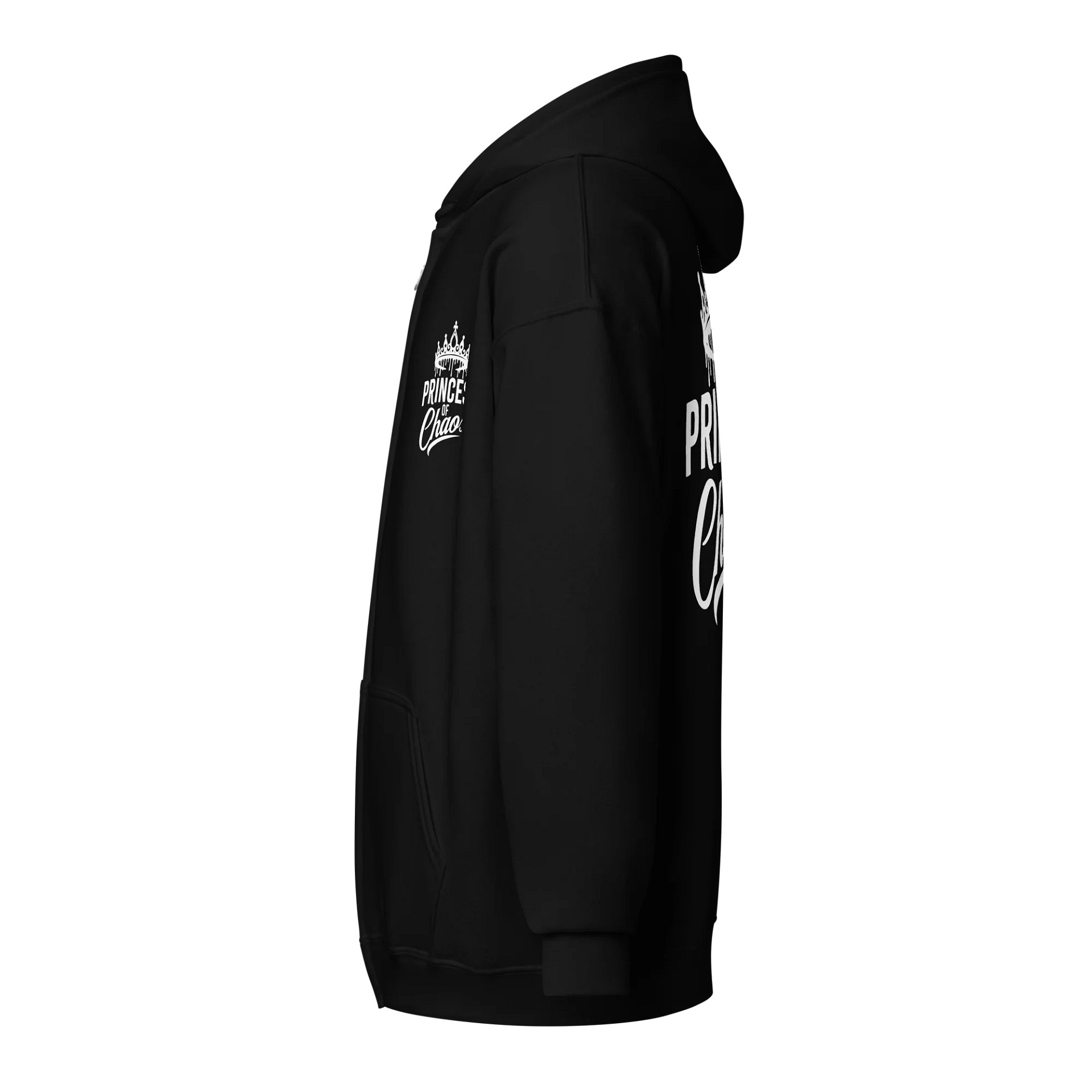 Princess of Chaos Tiara Zip Hoodie - White Text product image (9)