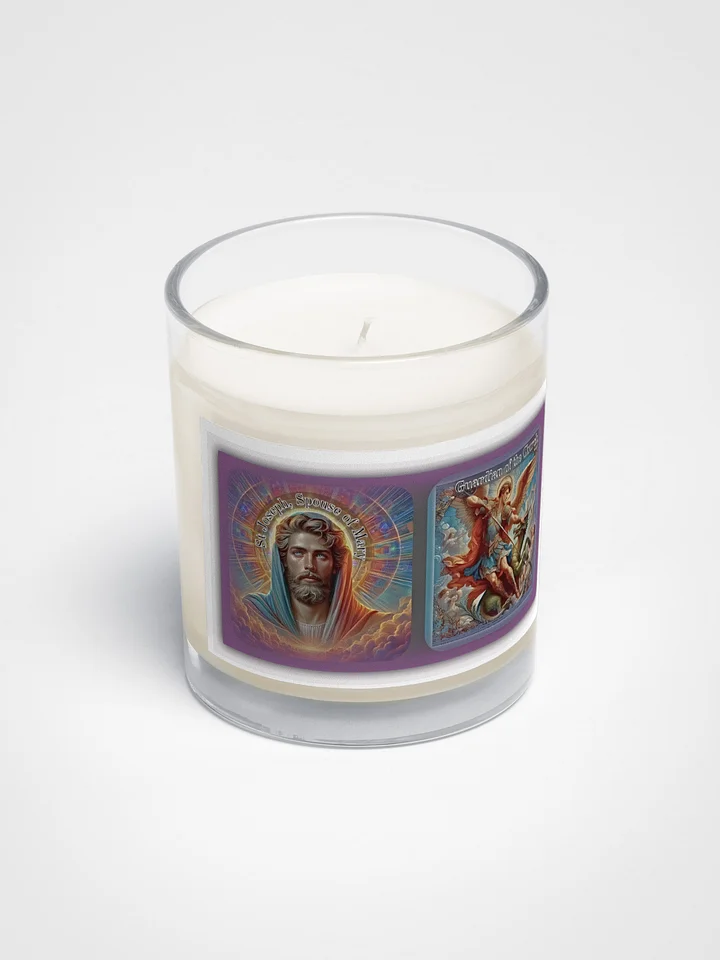 Saints Joseph and Michael, Guardians of the Church, Candle product image (2)