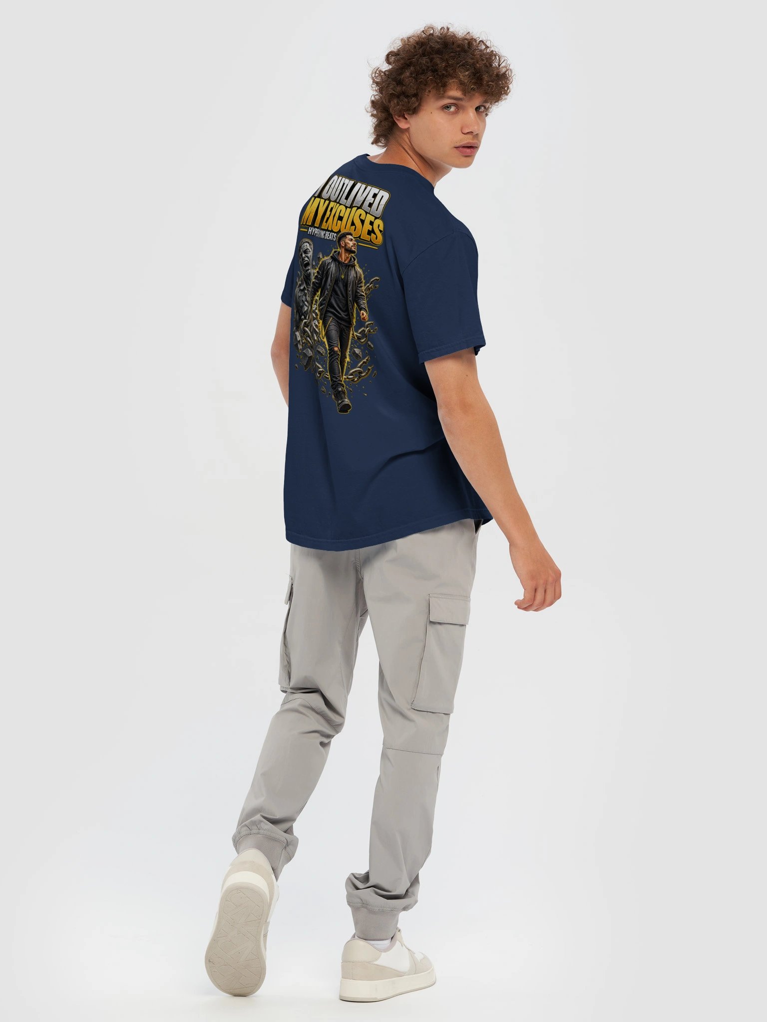 I Outlived My Excuses — Hyper Sync Beats Premium Heavyweight T-Shirt product image (8)