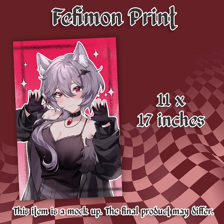 Fefimon Birthday Print product image (1)