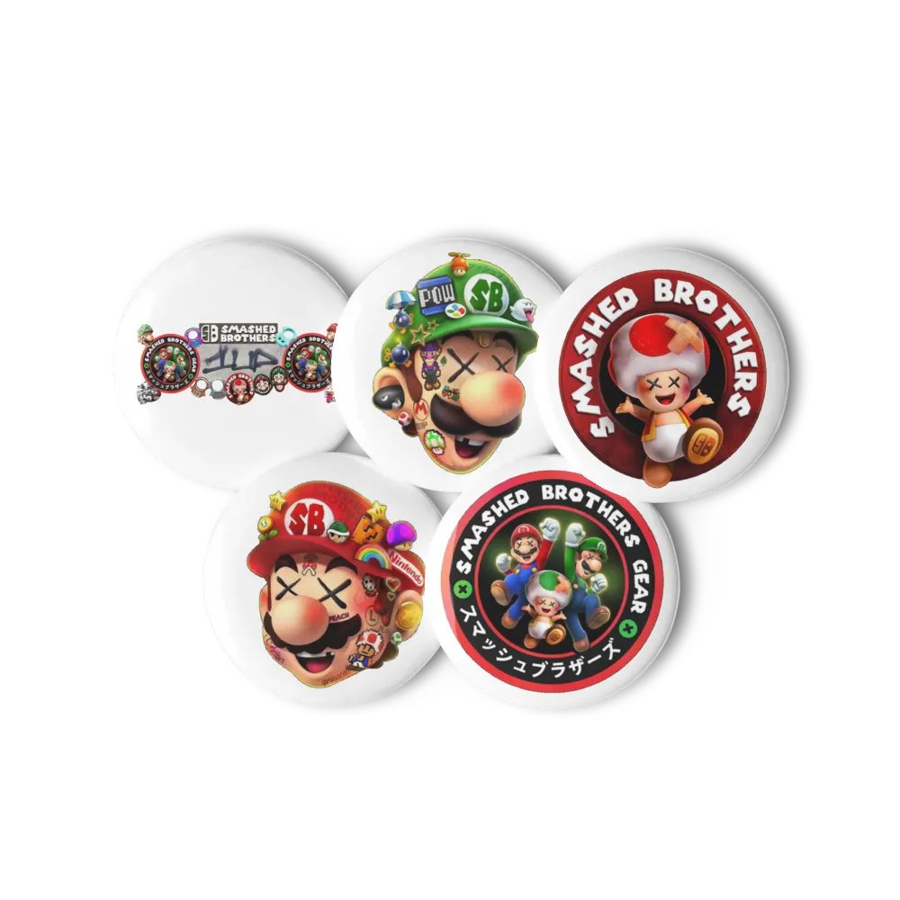 Smashed Brothers Pins Collection product image (3)